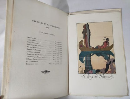 George Barbier Falbalas et Fanfreluches 1923 Art Deco Fashion Plates Colette