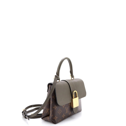 Louis Vuitton Locky Handbag Monogram Canvas With Leather Bb