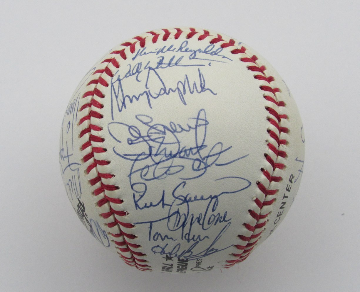 1991 New York Mets Team Signed By 33 Players Onl Baseball Johnson Viola 185519