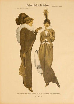Simplicissimus 1913 By Marcello Dudovich Schmerzlotes Berfahre On Linen Original
