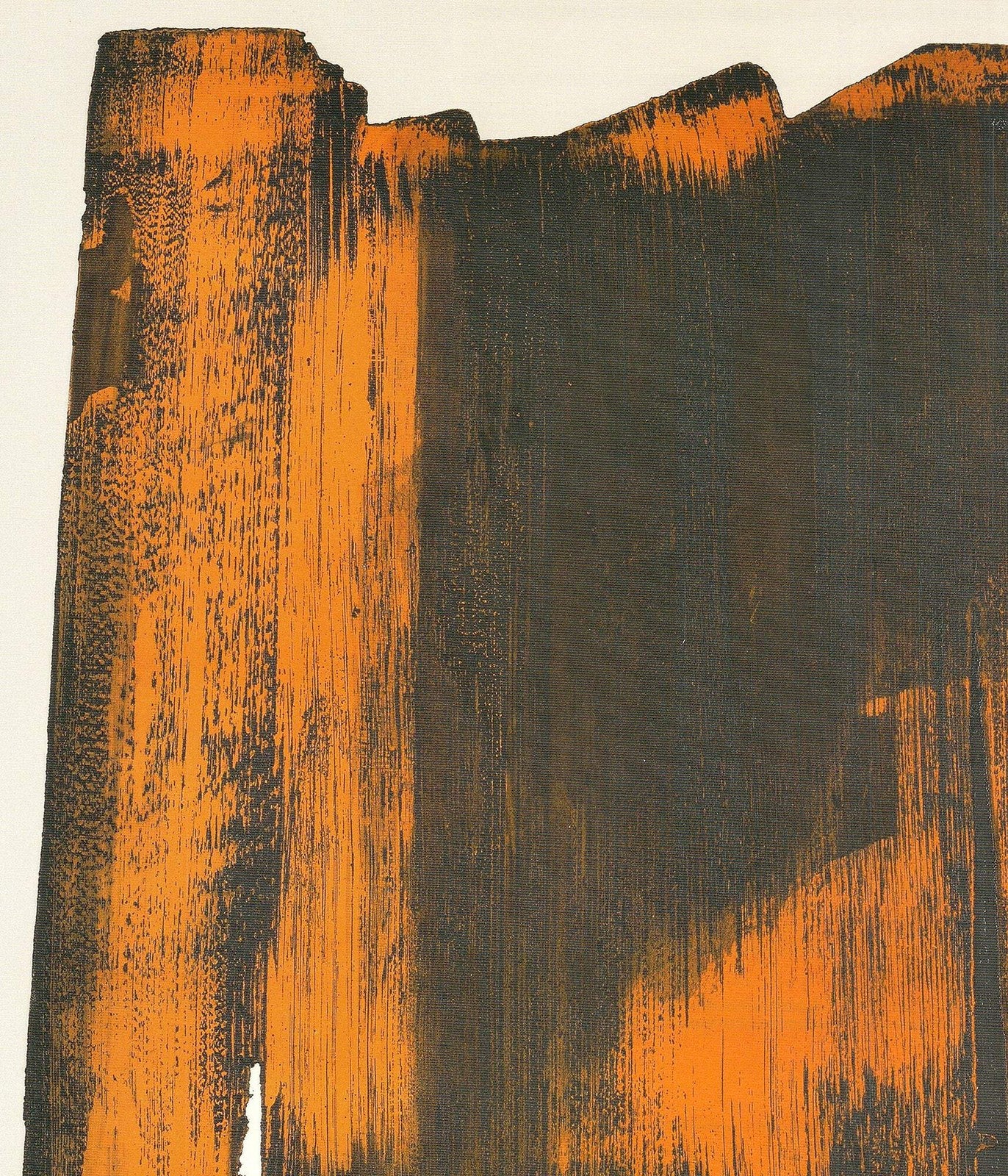 Pierre Soulages Eau Forte Ink " Offset Lithograph Modernism