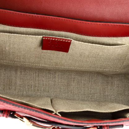 Gucci Emily Chain Flap Bag Microguccissima Leather Medium