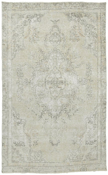 Antique Vintage Oriental Rug 5'2X8'5 Ft Medallion