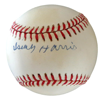 Isaiah Harris Autographed Oal Baseball Negro League Memphis Jsa 179820