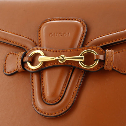 Gucci Lady Web Shoulder Bag Leather Medium