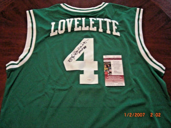 Clyde Lovellette Boston Celtics Jsa/Coa Signed