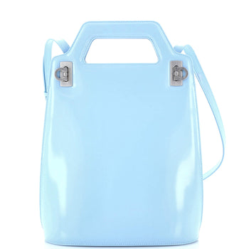 Salvatore Ferragamo Wanda Top Handle Shoulder Bag Leather Tall