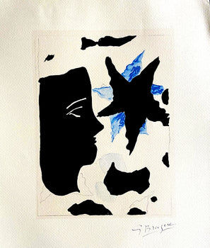 Georges Braque Lithograph Coa Signed Op Published