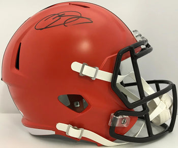 Odell Beckham Autographed Cleveland Browns Replica Speed Helmet (Jsa)