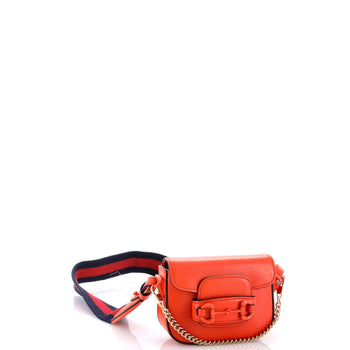 Gucci Horsebit 1955 Flap Wallet With Strap Leather