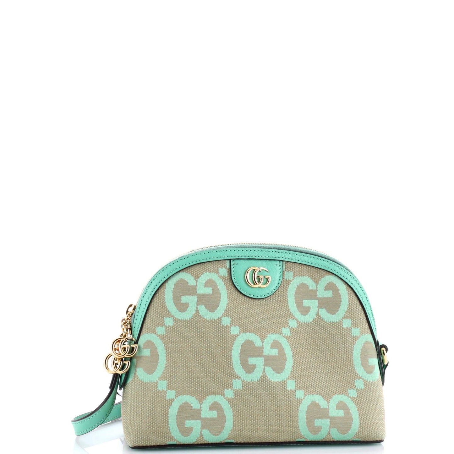 Gucci Ophidia Dome Shoulder Bag Jumbo Gg Canvas Small