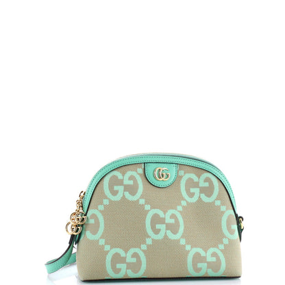 Gucci Ophidia Dome Shoulder Bag Jumbo Gg Canvas Small