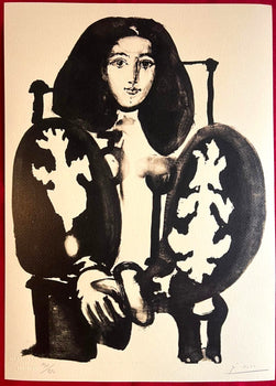 Pablo-Picasso Lithograph COA  Signed Numbered A