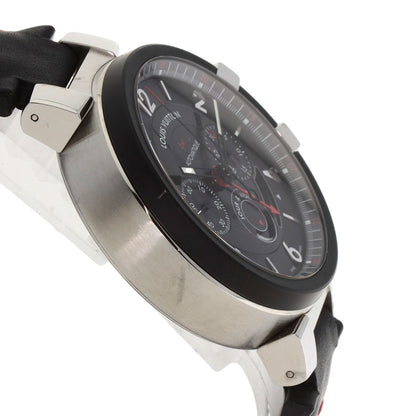 Tambour Chronograph GMT Evolution Stainless Watches Q1052 by LOUIS VUITTON