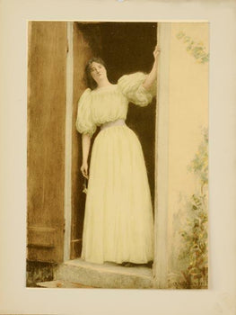 Colin Estampe Moderne 1897 Original Vintage French Poster Dans Le Depart