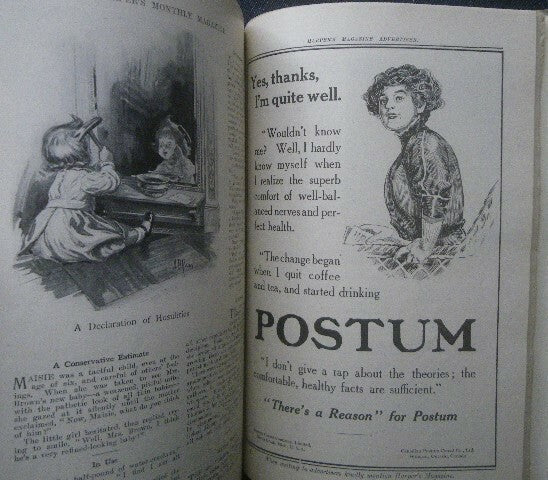 Harper'S Monthly Magazine - August 1912 - Antique Fashion Advertisements Book