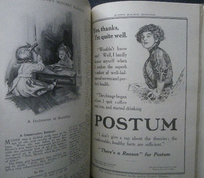 Harper'S Monthly Magazine - August 1912 - Antique Fashion Advertisements Book