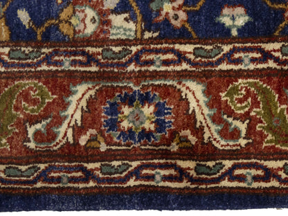 Hand-Knotted Wool Oriental Runner Rug Classic