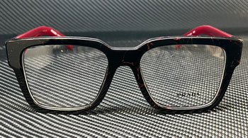 PRADA PR 08ZV 11F1O1 Black Marble Men's 54 mm