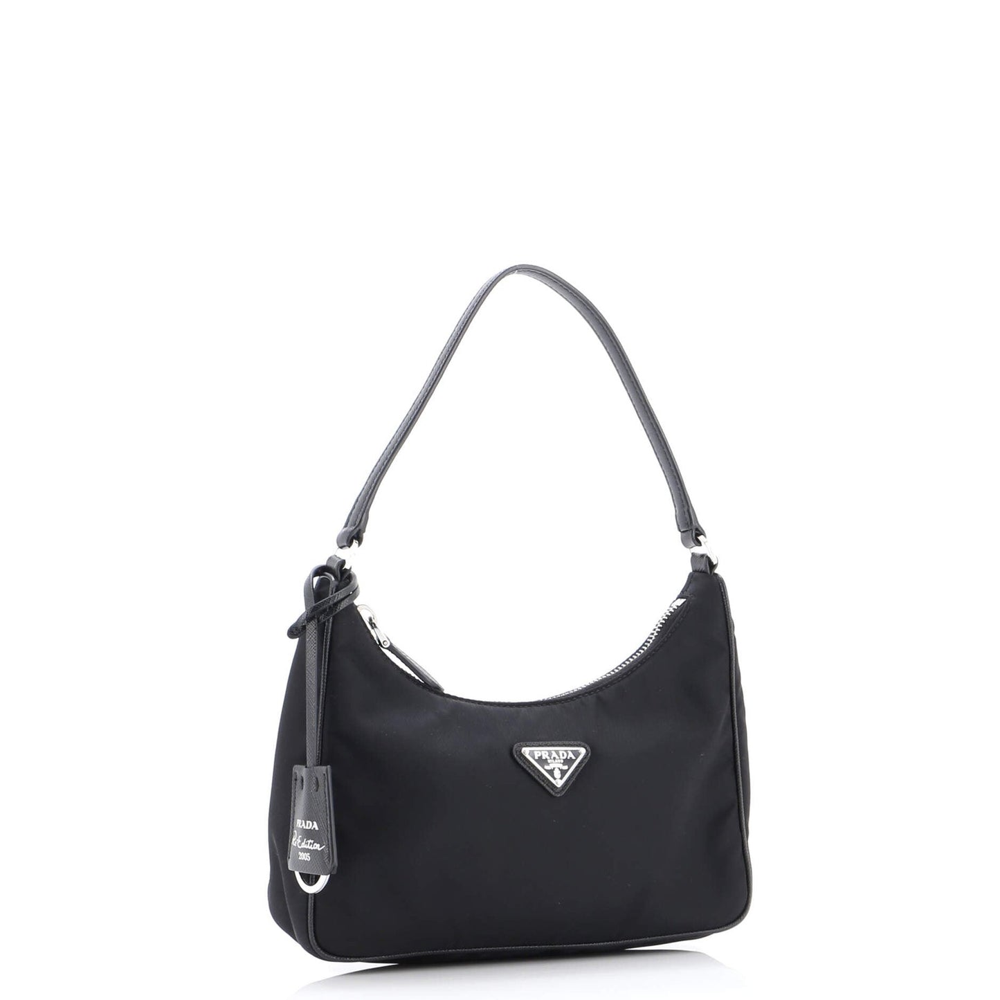 Prada Re-Edition 2005 Hobo Tessuto With Saffiano Leather Mini
