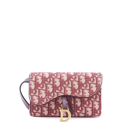 Christian Dior Saddle Rectangular Belt Bag Oblique Canvas