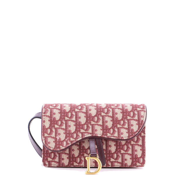 Christian Dior Saddle Rectangular Belt Bag Oblique Canvas