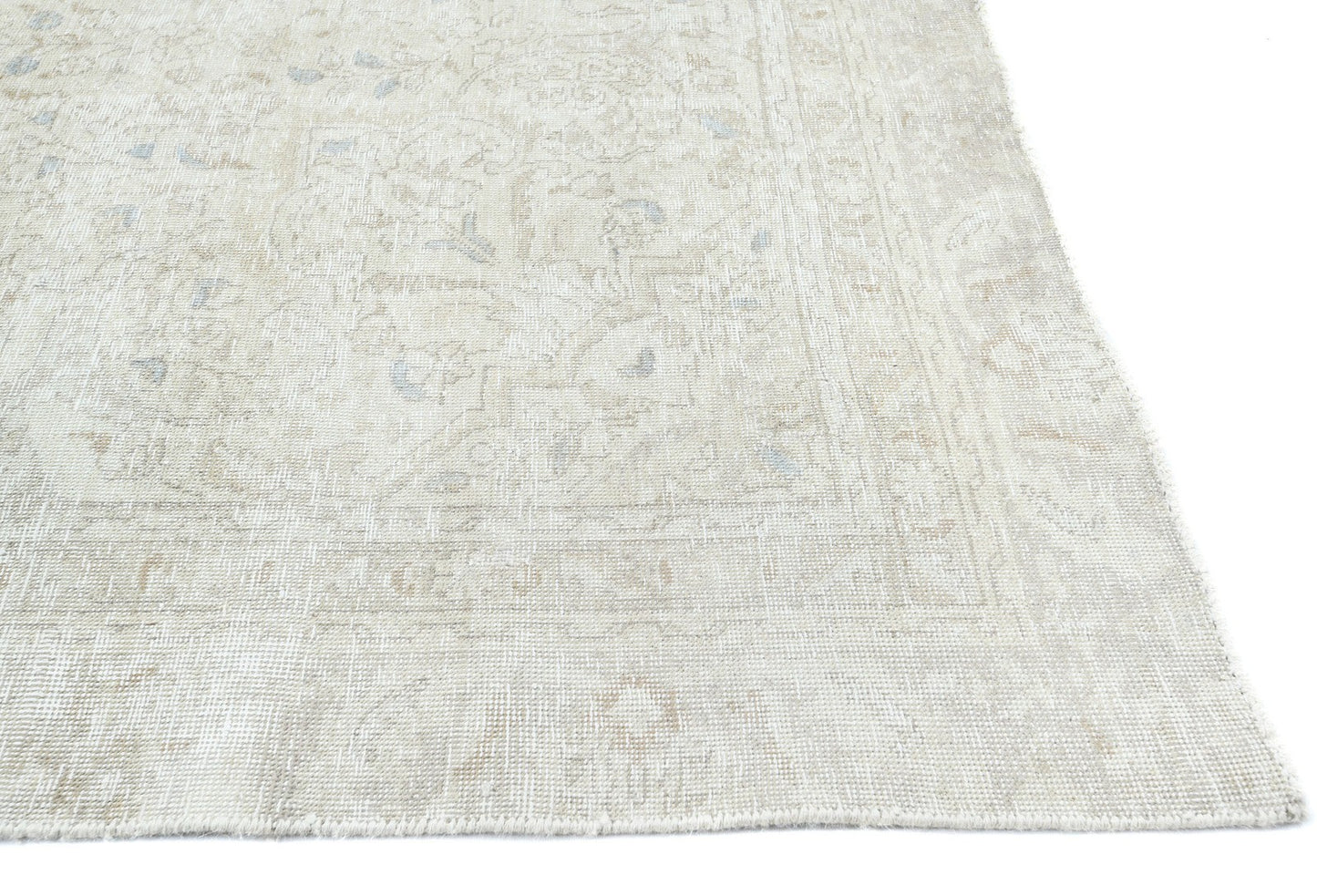 8X11 Handmade Vintage Oriental Rug Antique Distressed Floral Design Carpet