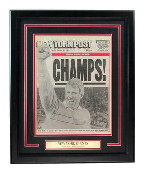 January 26, 1987 New York Post Newspaper Ny Giants Sb Xxi Champs Framed 185634