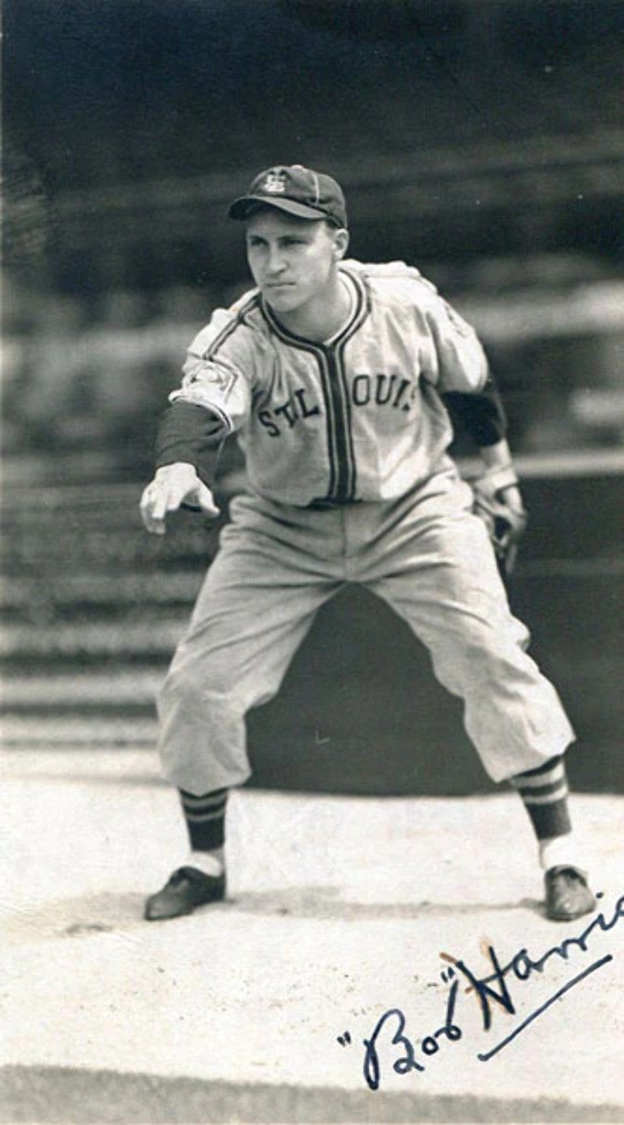 Bob Harris Autograph/Signed 3X5 Vintage Postcard