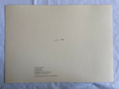 Jasper Johns Lithograph Certified Coa Numbered Limited Edition Signed Op 250 Exe