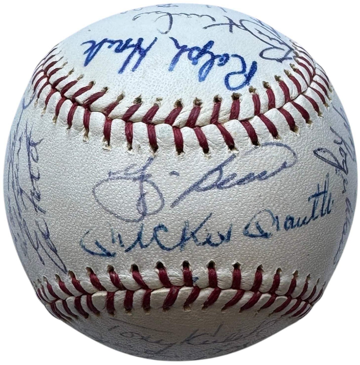 1963 New York Yankees Team Signed American League Baseball (Jsa)
