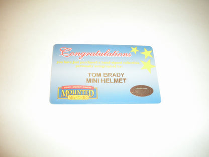 Tom Brady New England Patriots Last One Mounted