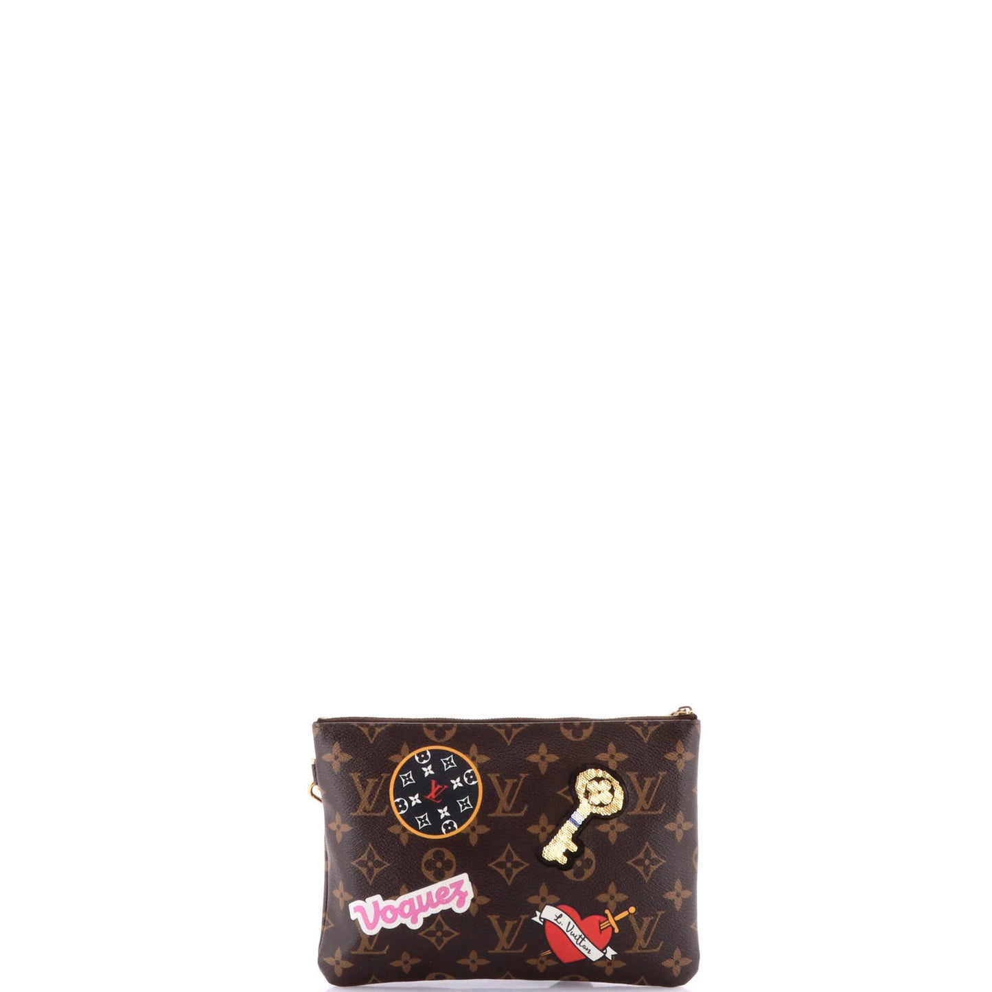 Louis Vuitton City Pouch Limited Edition Patches Monogram Canvas