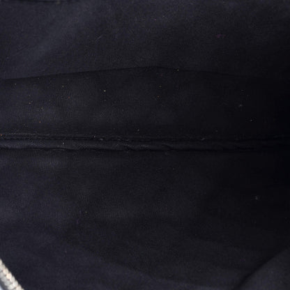 Chanel Boy O Case Clutch Quilted Caviar Large