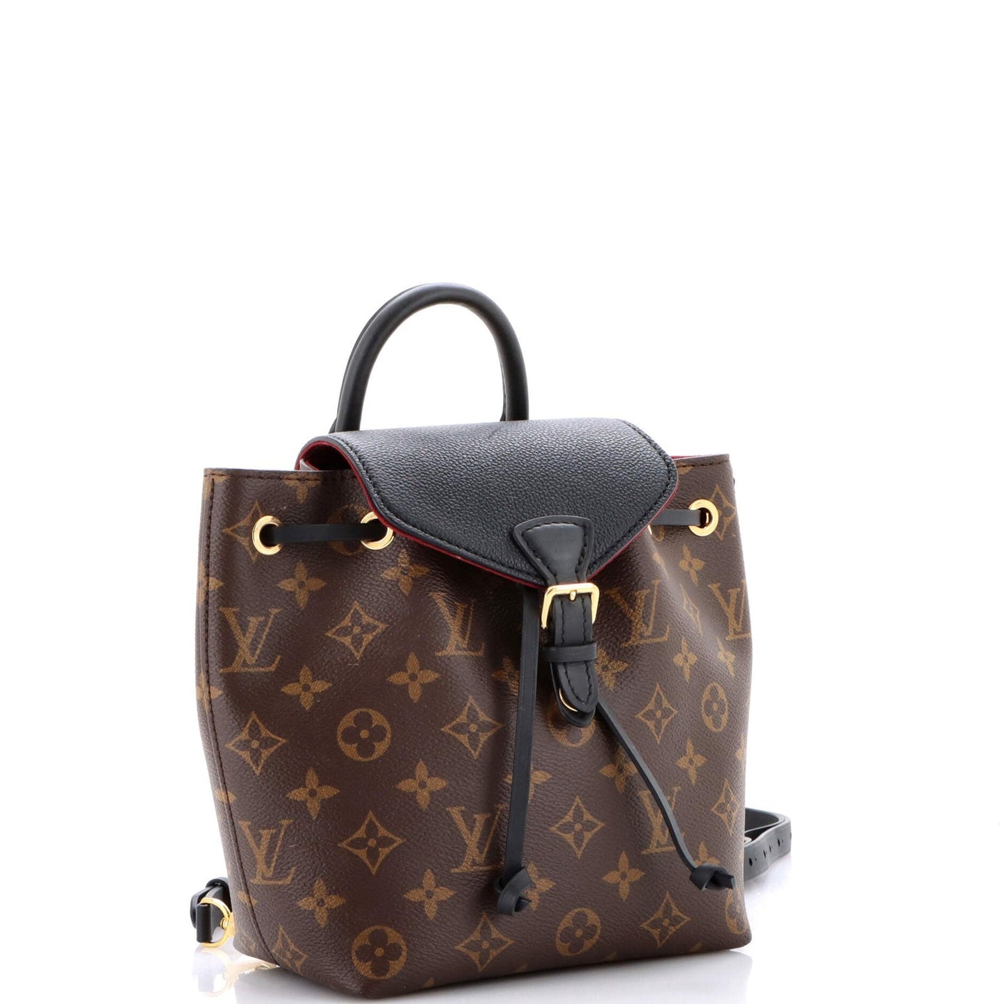 Louis Vuitton Montsouris Nm Backpack Monogram Canvas With Leather Bb