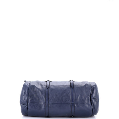 Gucci Double G Side Pocket Duffle Bag Leather