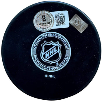 Paul Maurice Autographed Panthers Official Puck (Beckett)