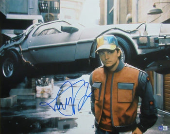 Michael J Fox Autographed 16X20 Photo 