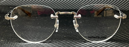 Mont Blanc Mb0268O 002 Silver Men'S 52 Mm Large
