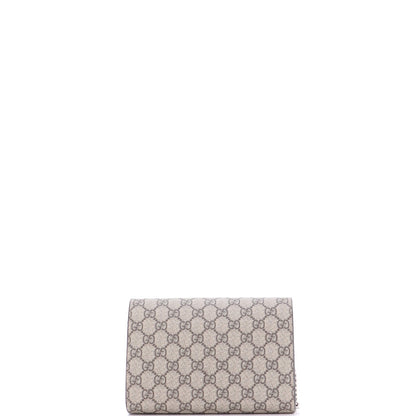 Gucci Dionysus Chain Wallet Gg Coated Canvas Small