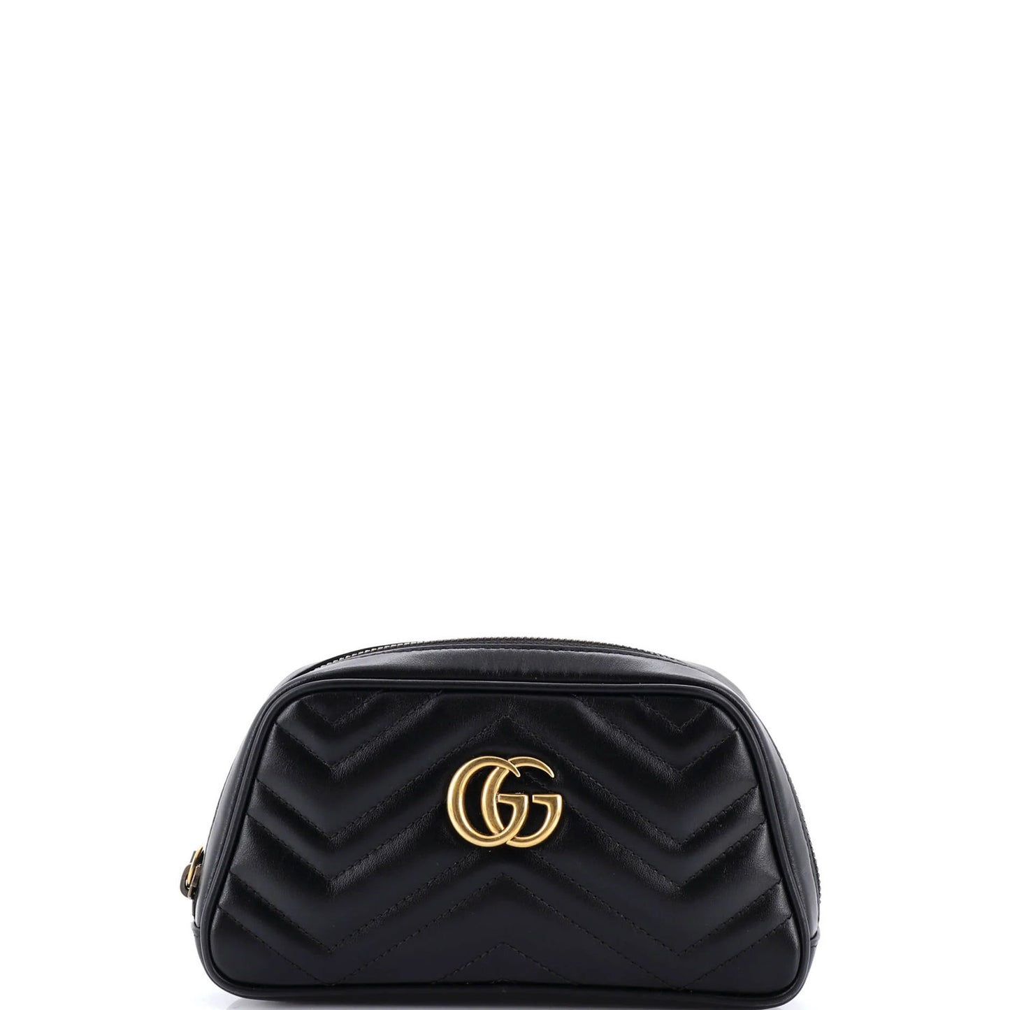 Gucci Gg Marmont Wristlet Matelasse Leather