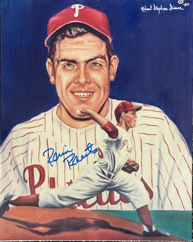 Photo Robin Roberts Autographed Phillies Baseball 8x10