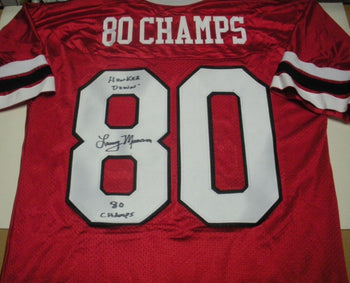Larry Munson Georgia Bulldogs 80Champ W/Coa