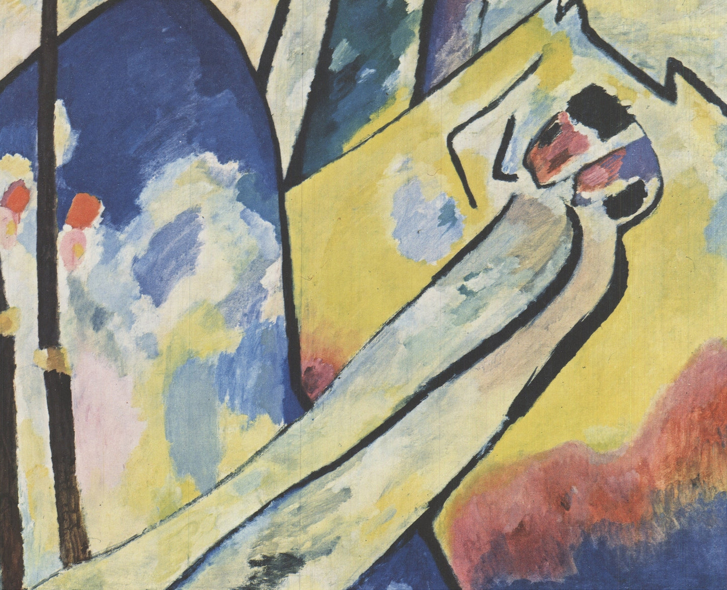 Wassily Kandinsky Composition 4 " Offset Lithograph Expressio