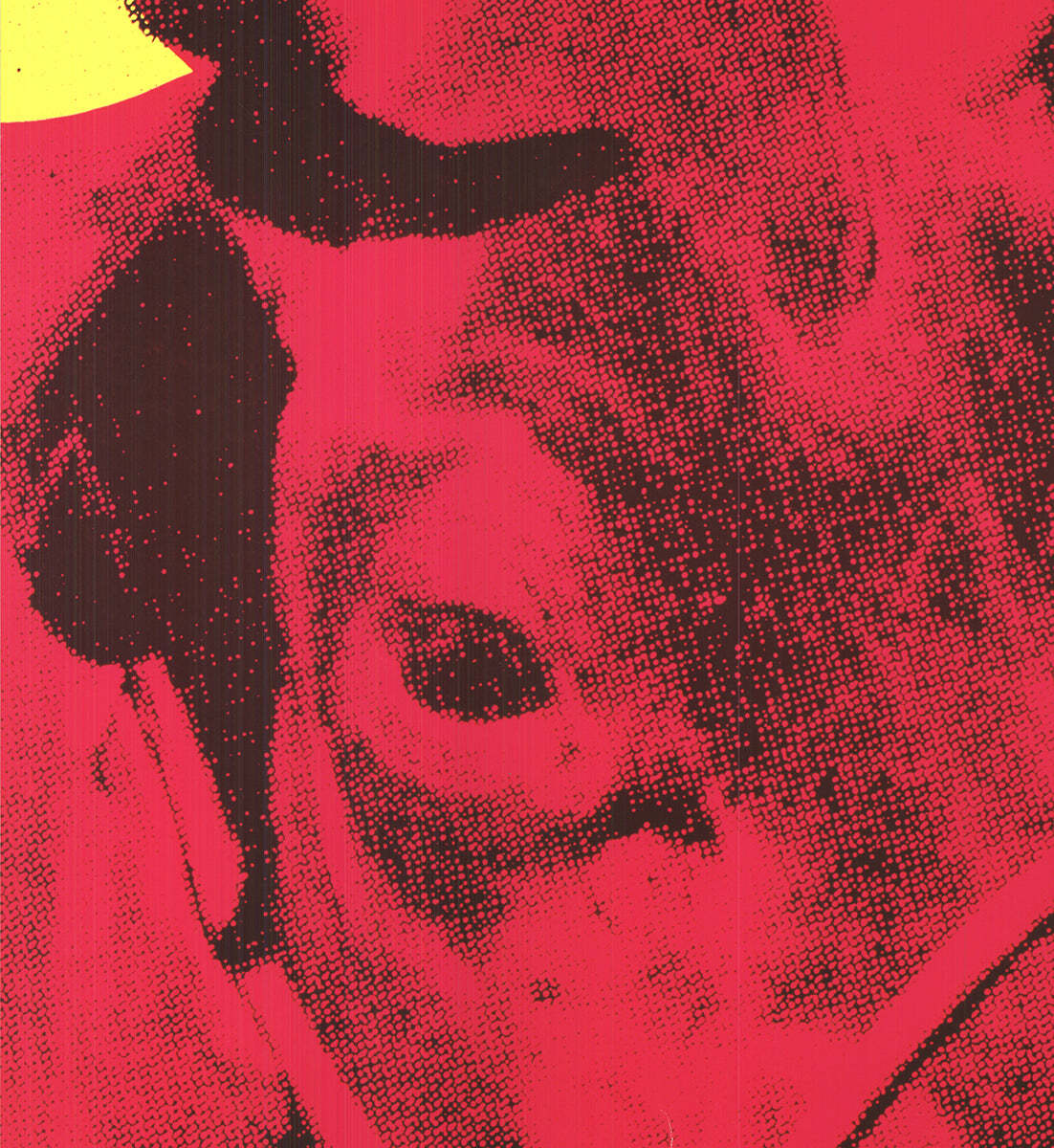 Andy Warhol Cow Pink On Yellow (Small) " Poster Pop Art