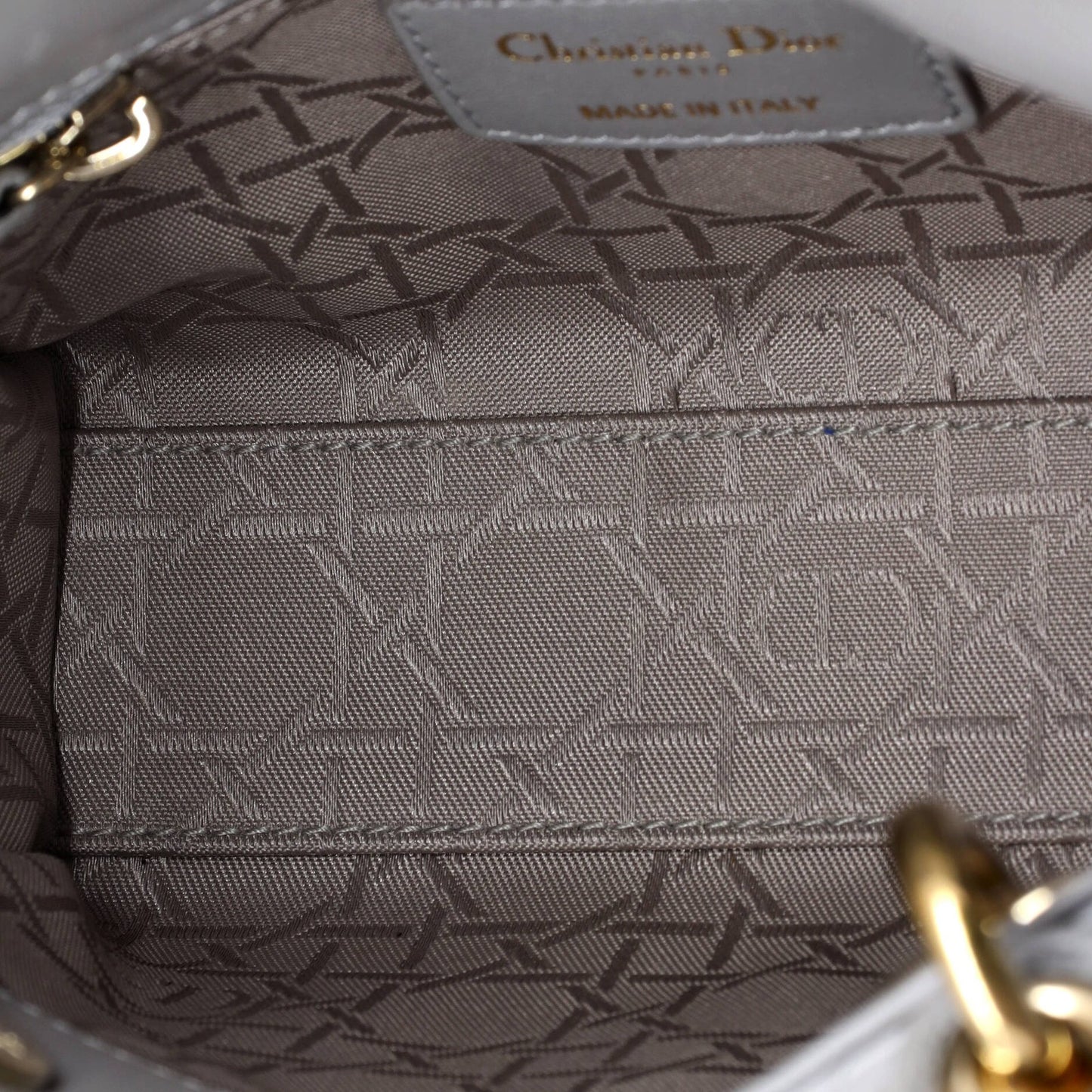 Christian Dior Lady Dior Chain Bag Cannage Quilt Lambskin Mini