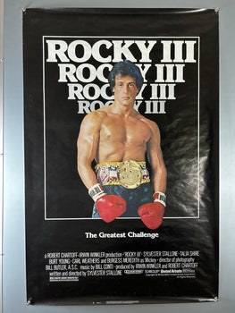 Rocky Iii Sylvester Stallone Us 1Sh One Sheet Poster, Used Condition
