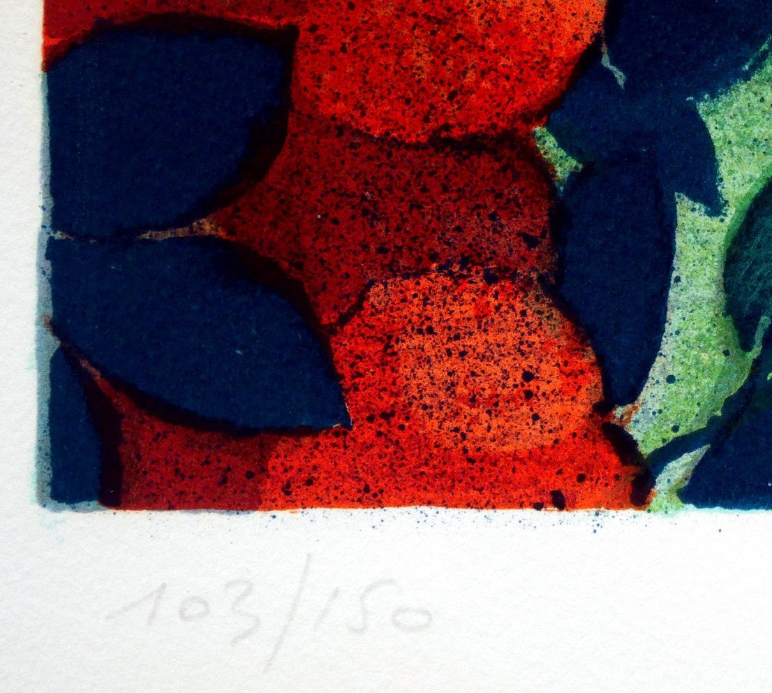 Jean-Pierre Cassigneul "The Riding Lane" Hand Signed Lithograph Ed103/150 Framed