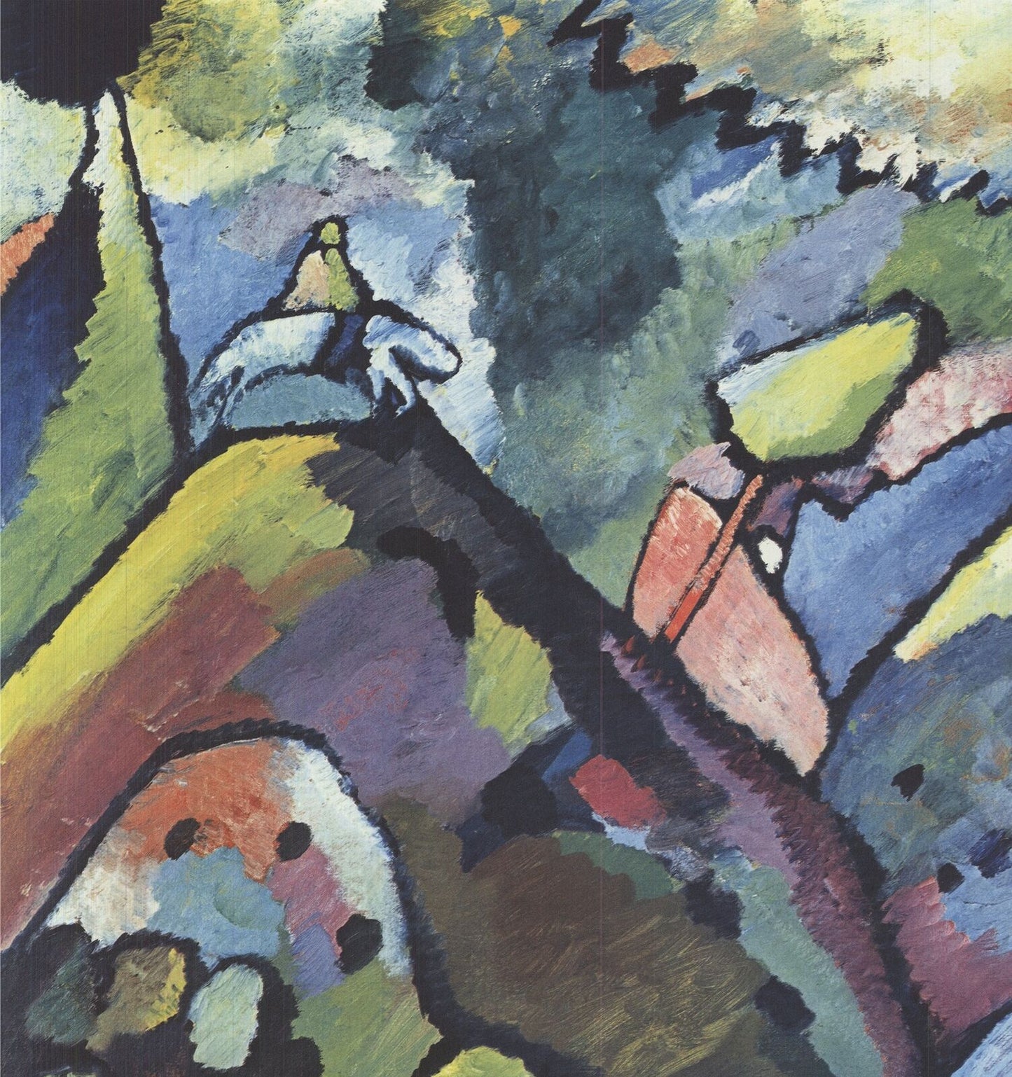 Wassily Kandinsky Improvisation 9 " Offset Lithograph Express