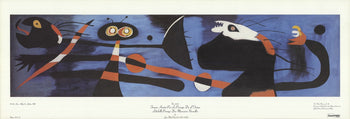 Joan Miro Femme Hantee Par Le Passage De L'Oiseau 